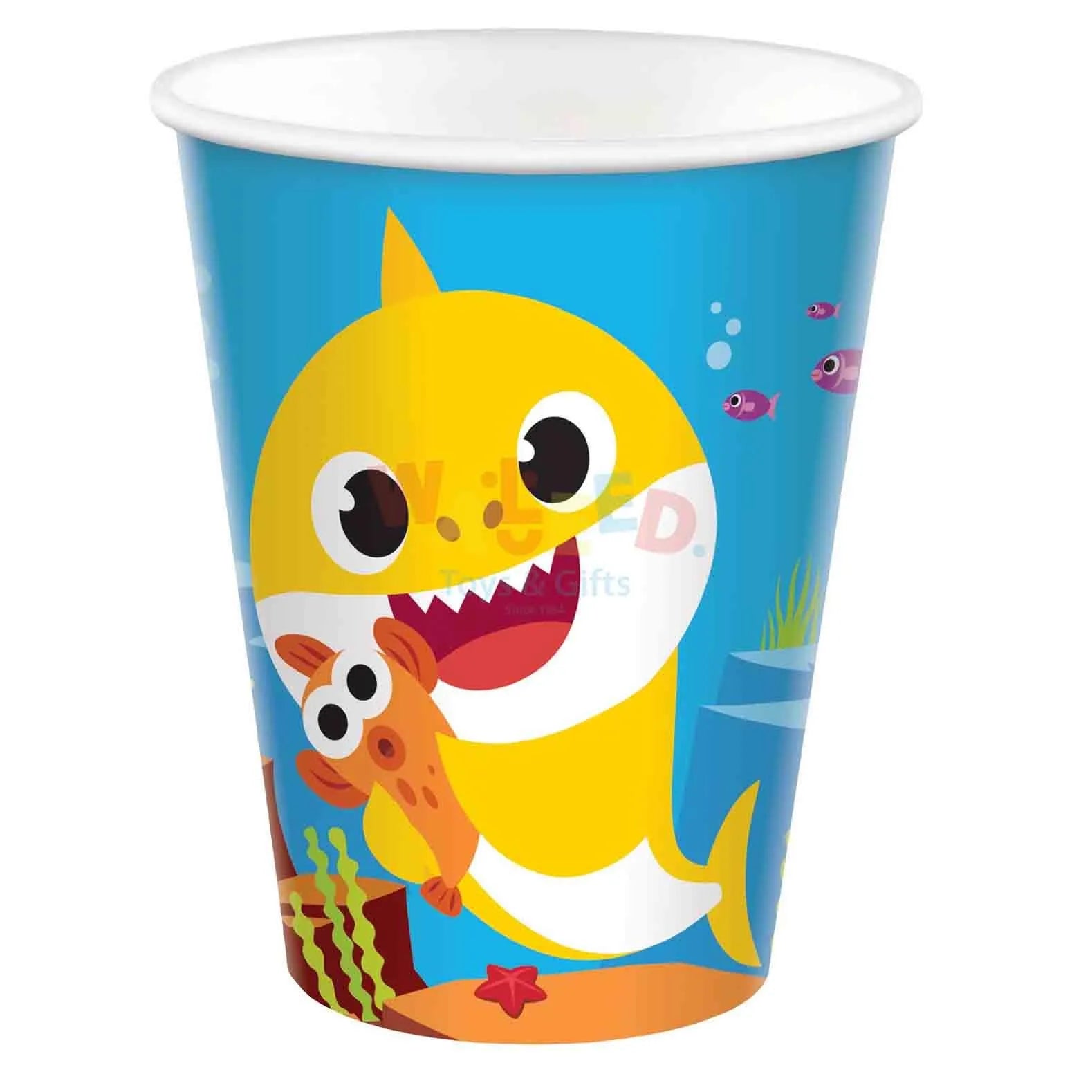 BABY SHARK PAPER CUP,9OZ-8PCS