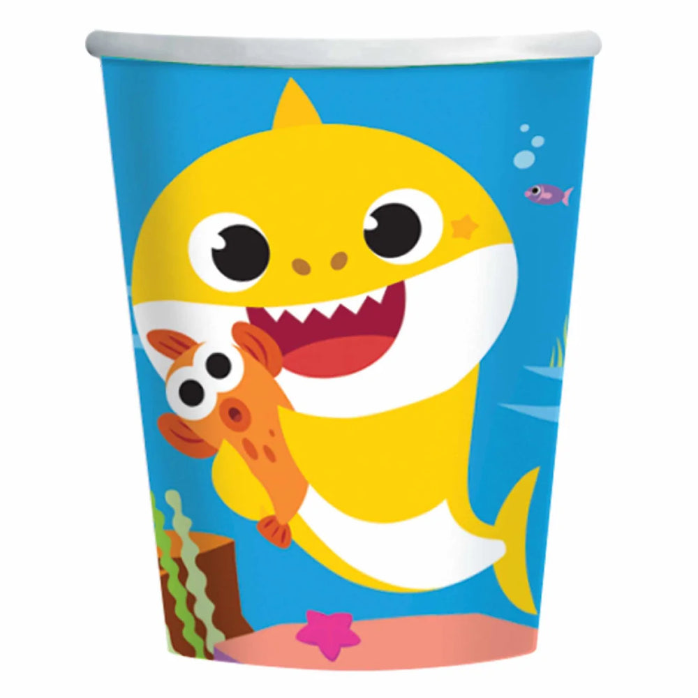 BABY SHARK PAPER CUP,9OZ-8PCS