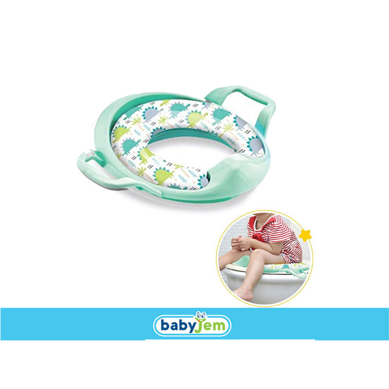 بيبي جيم - مقعد التدريب على المرحاض - اخضر
