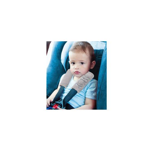 بيبي جيم_ حامي الرقبة وحزام الأمان للأطفال _ وردي