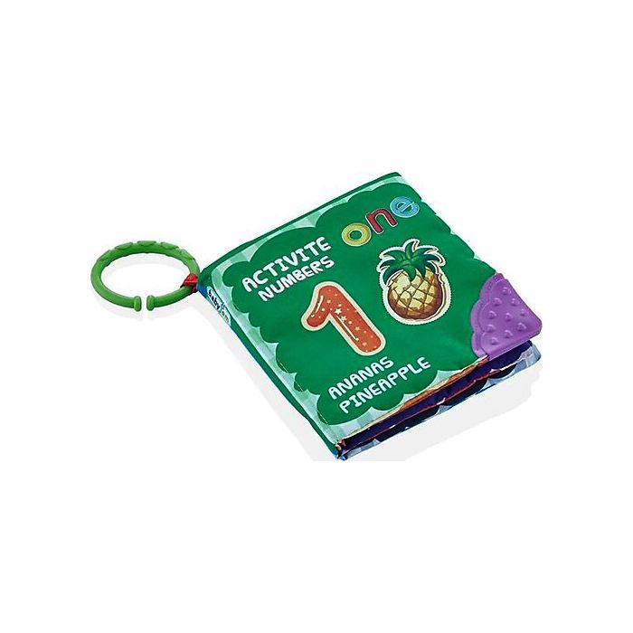 BABYJEM BABY'S FIRST SOFT BOOK WITH RUSTLING SOUND FRUIT PATTERN