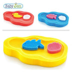 بيبي جيم - اسفنجة استحمام للطفل - اصفر