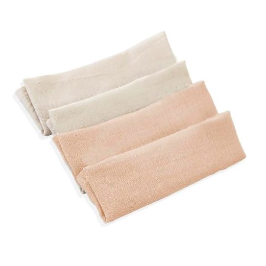 BABYJEM MUSLIN MOUTH TISSUE  / 4 PCS / SALMON
