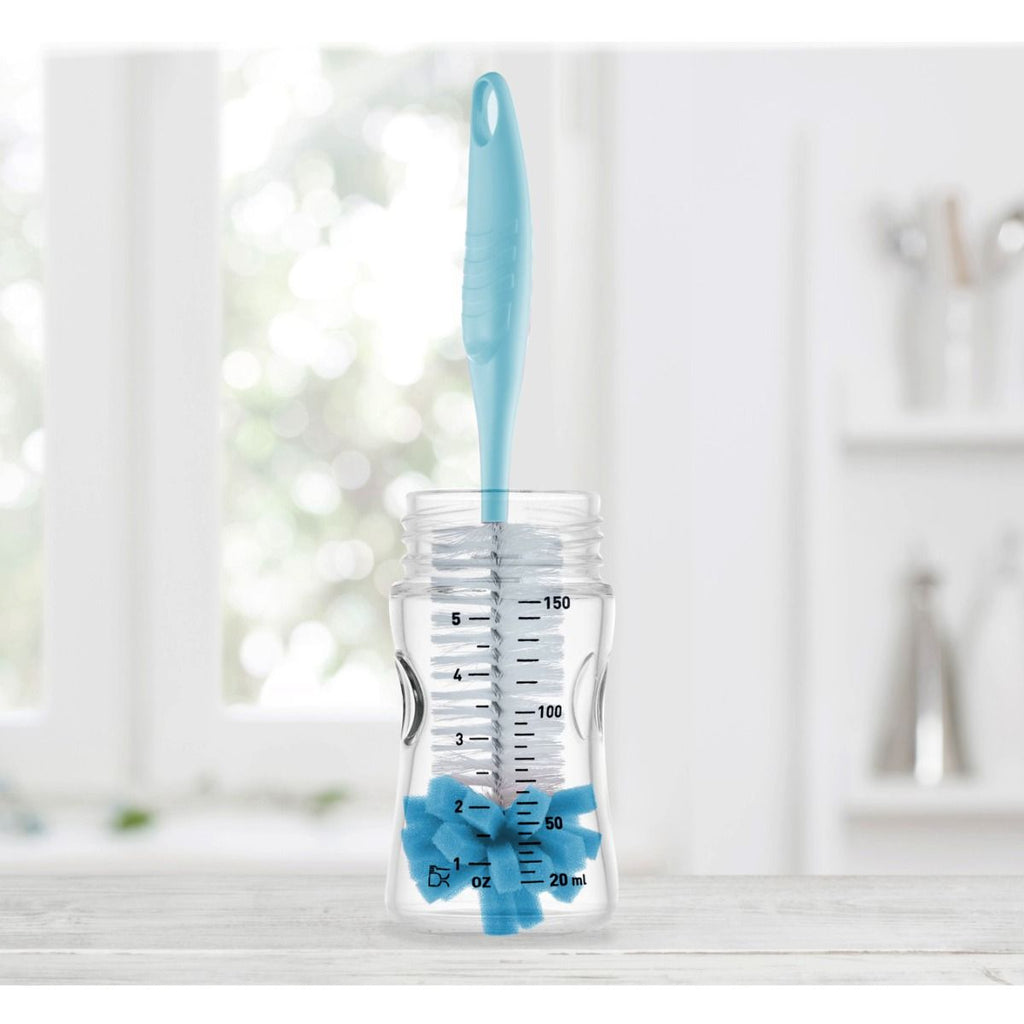 BABYJEM SPONGE BOTTLE CLEANING BRUSH BLUE