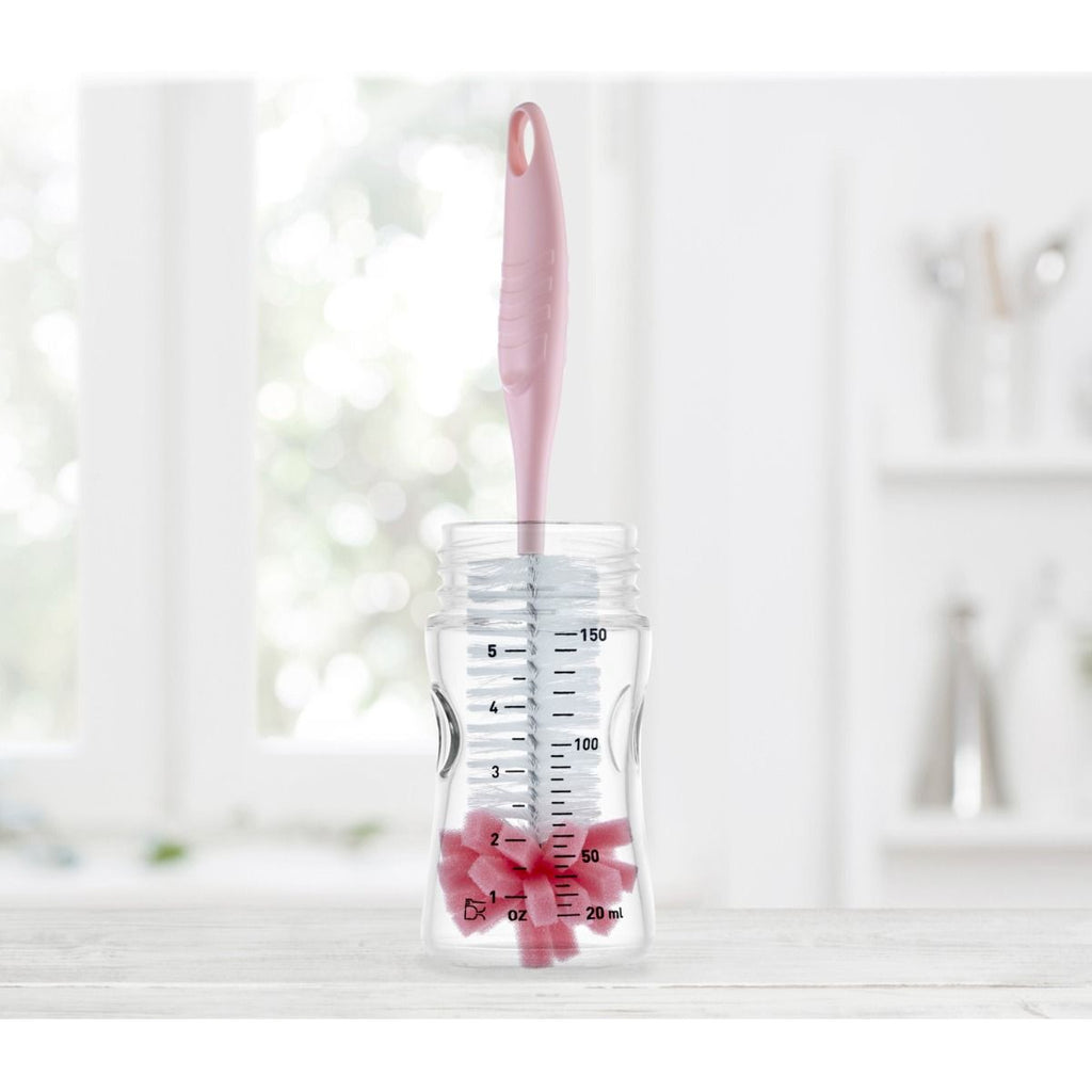 BABYJEM SPONGE BOTTLE CLEANING BRUSH PİNK
