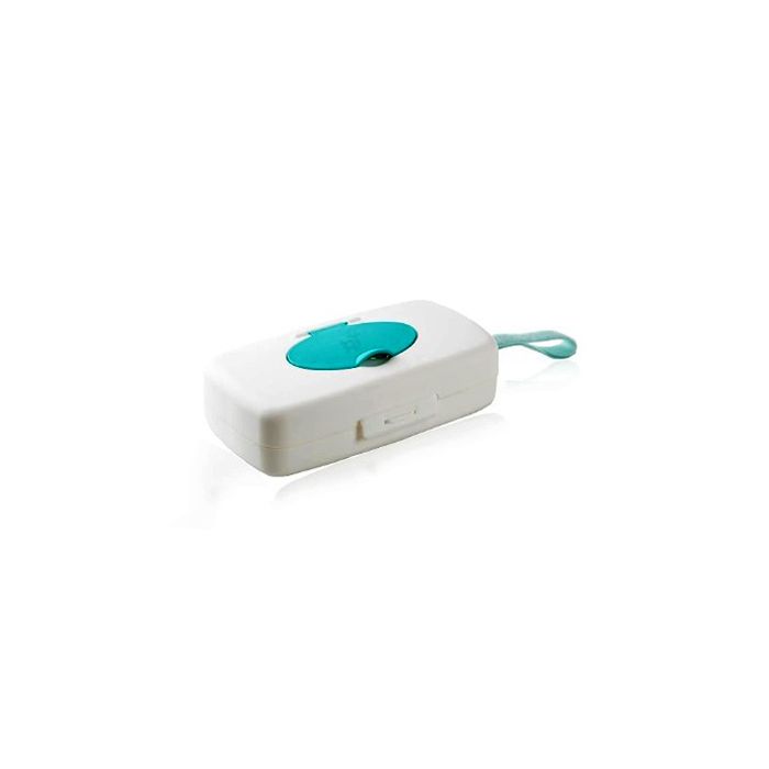 BABYJEM WET TOWEL BOX / TURQUISE & WHITE