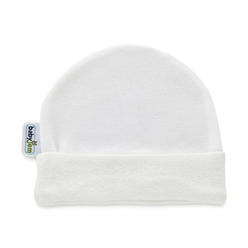 BABYJEM BABY NEWBORN HAT WHITE