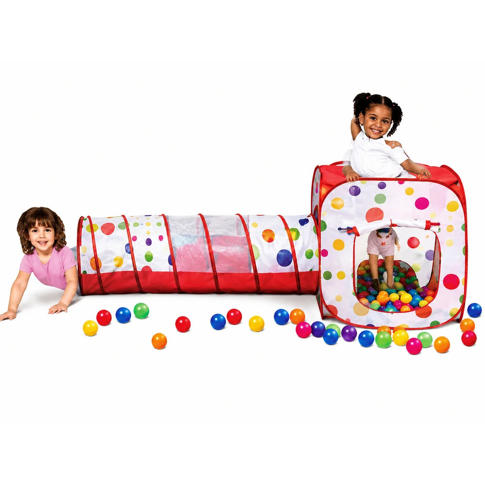 Ball House & Tunnel Play Tent