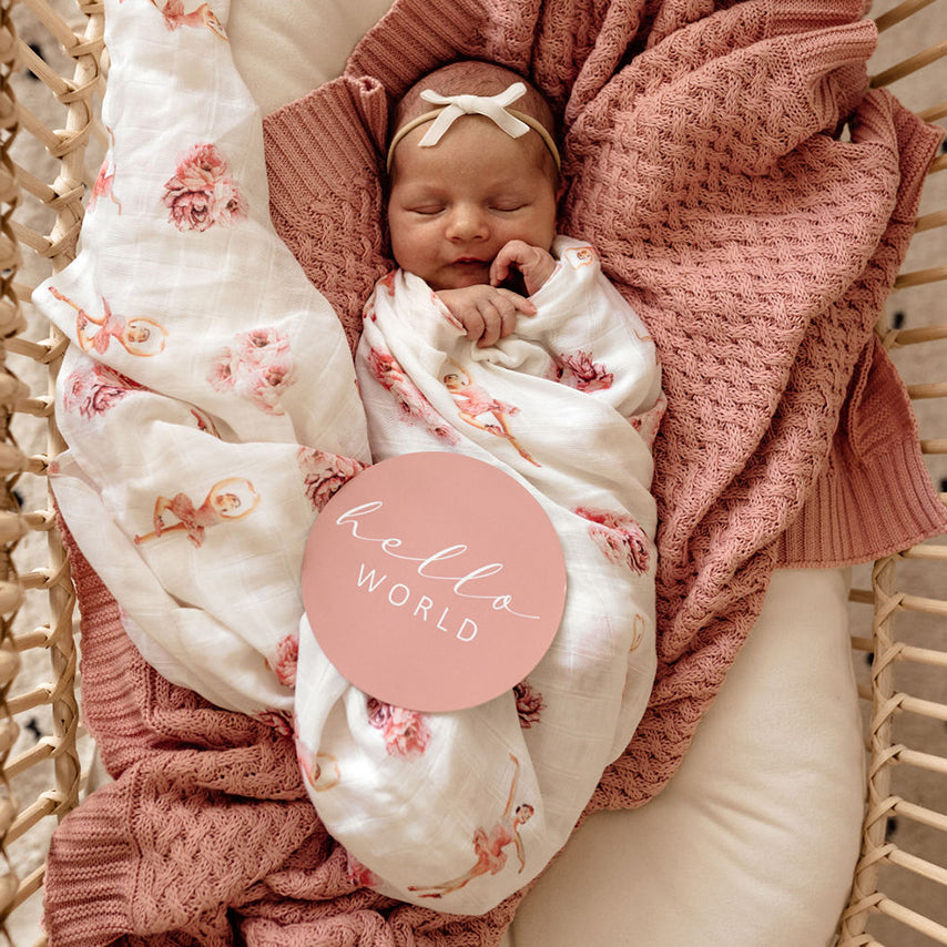 Ballerina Organic Muslin Wrap