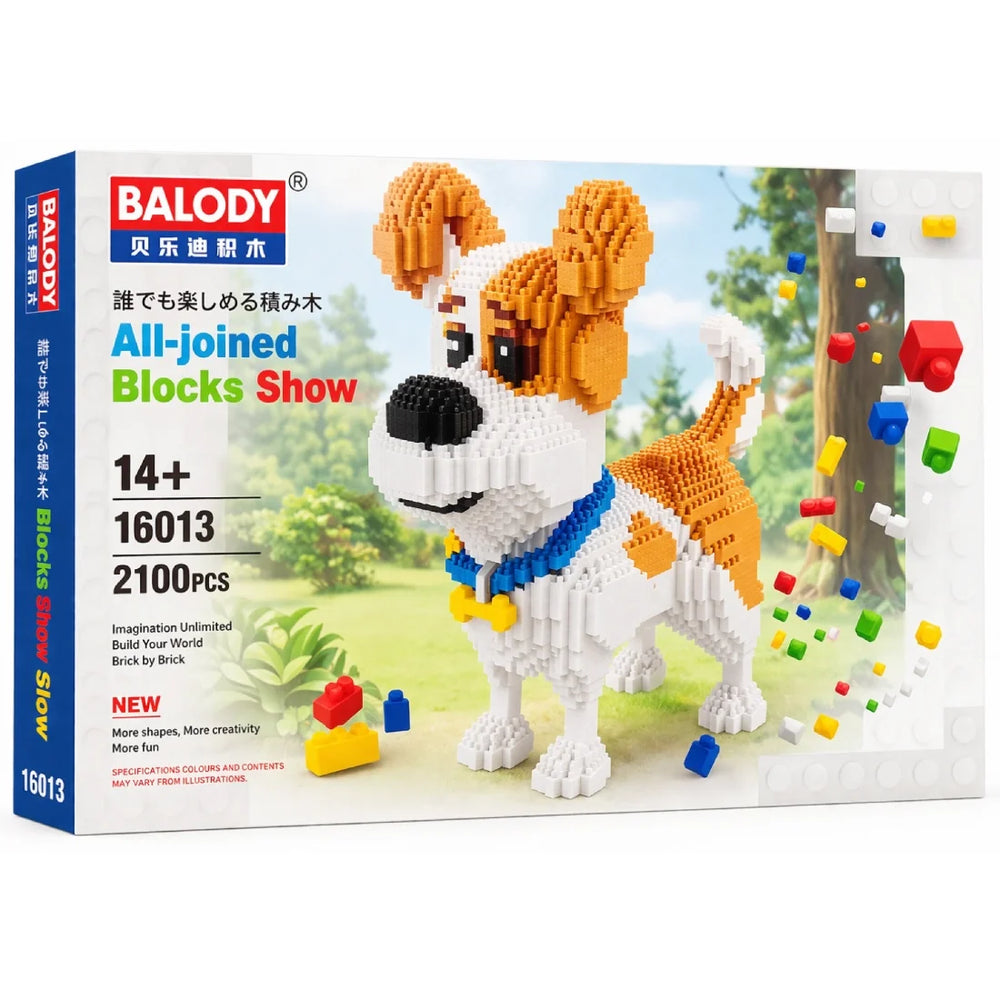 Balody Dog Micro Bricks Set 2100 Pieces Nanoblock Toy