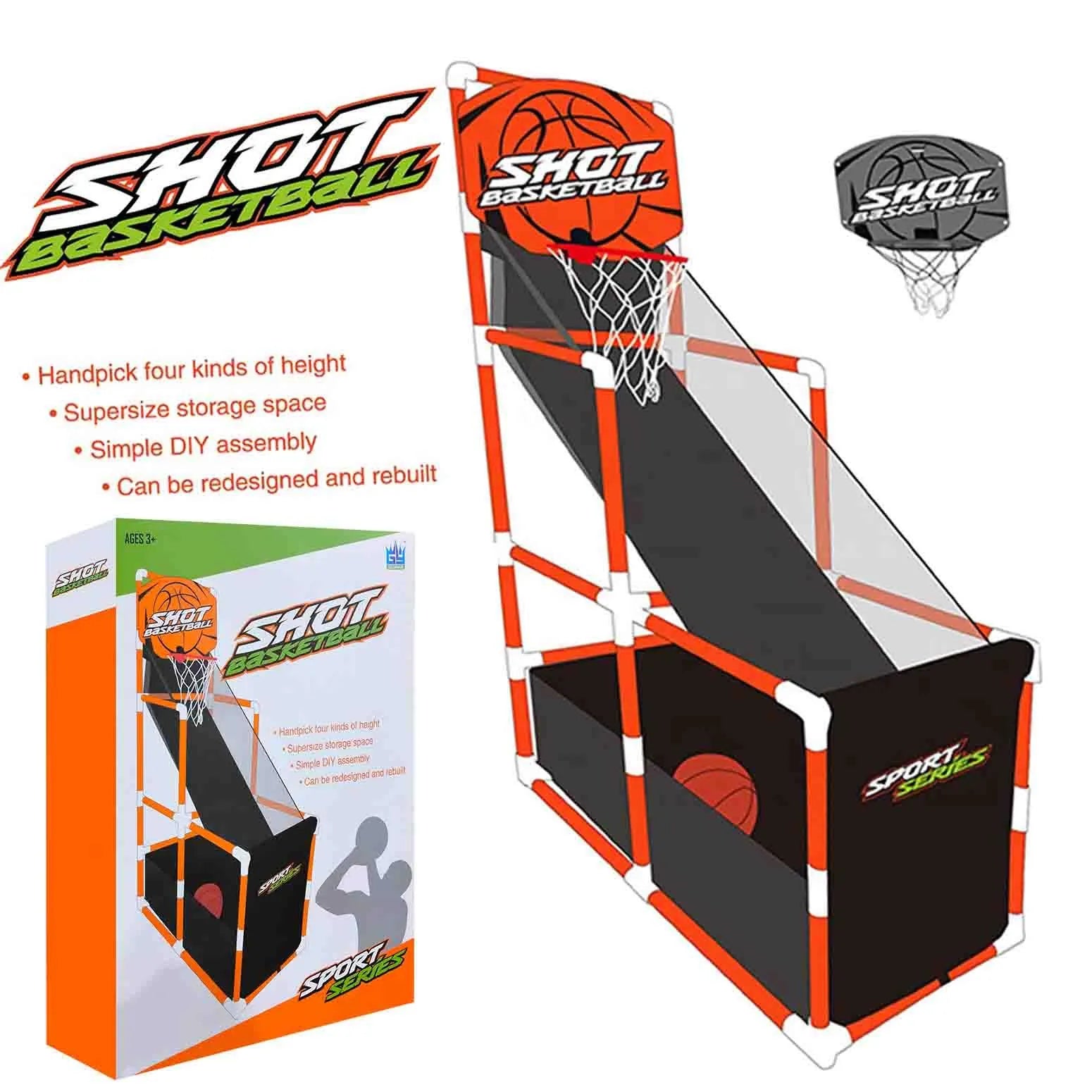2-in-1 Basketball Arcade Hoop – 135cm