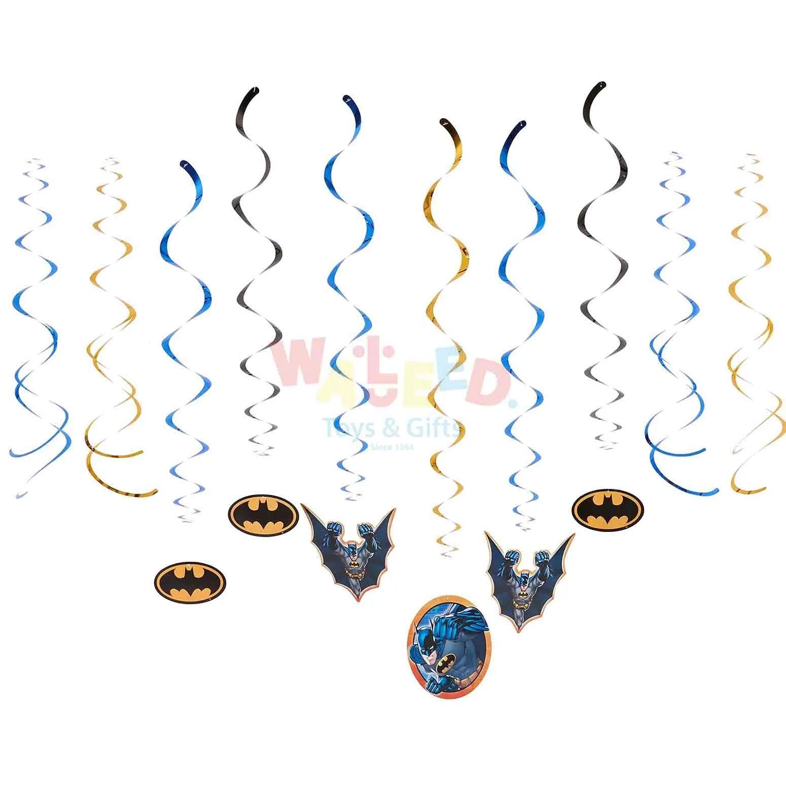 BATMAN SWIRL DECORATION PACK