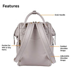 بابا بينج! حقيبة ظهر - رمادي