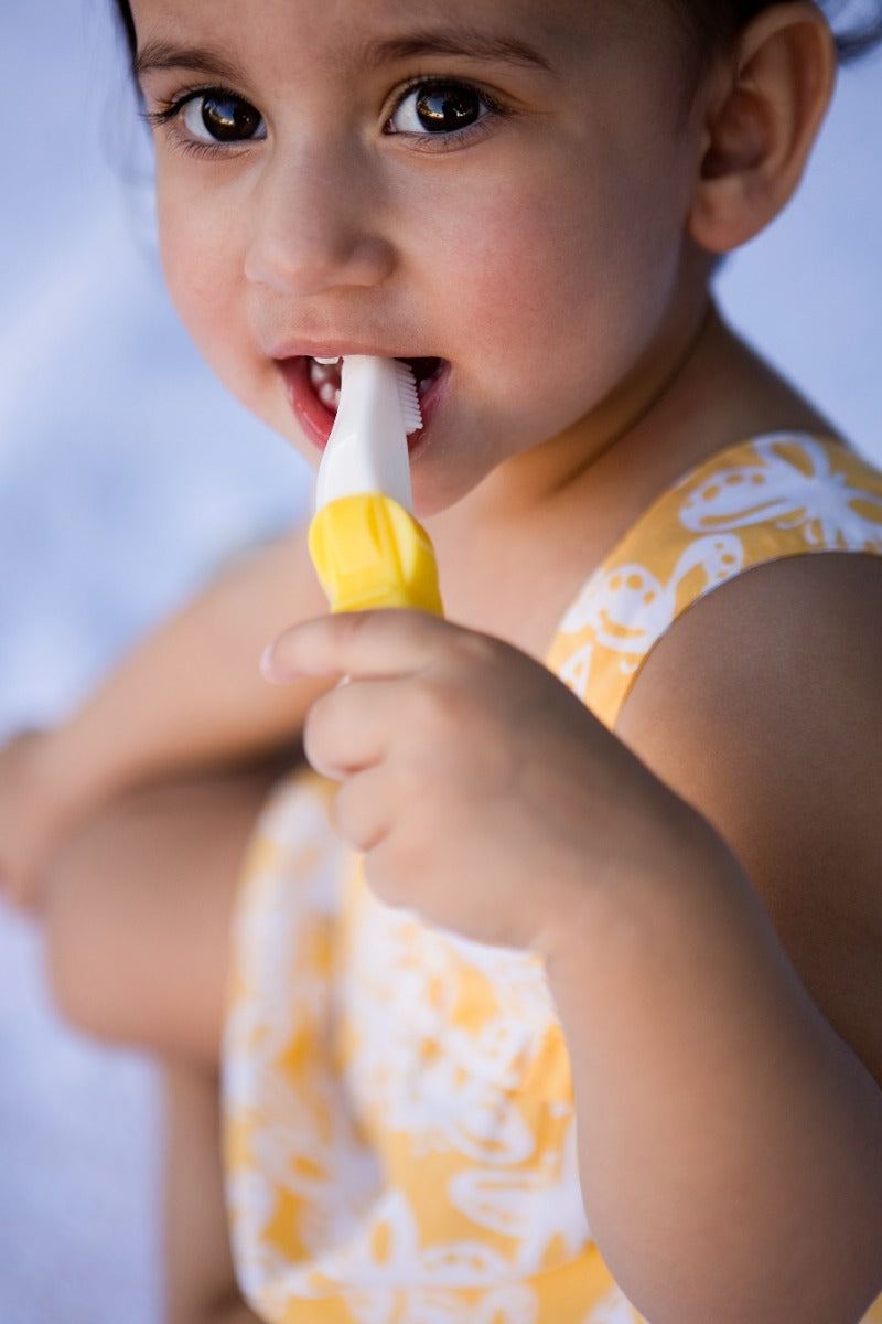 Baby Banana Toddler Toothbrush Yellow