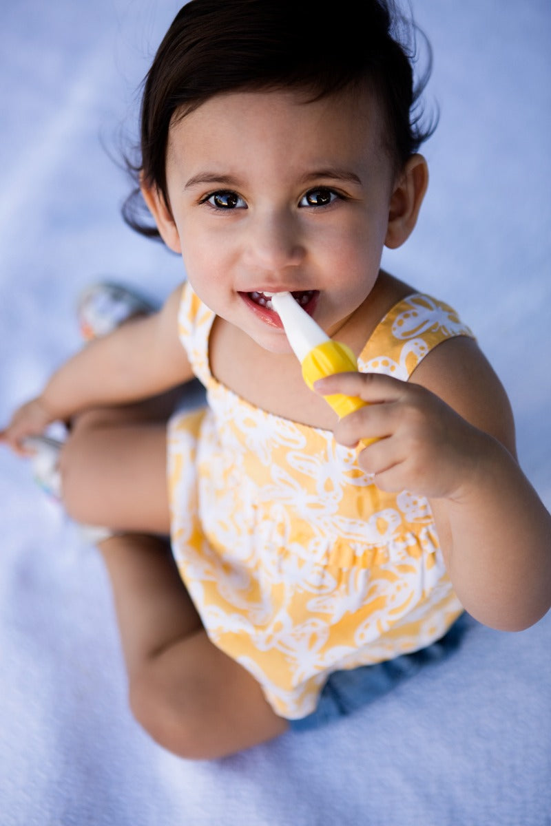 Baby Banana Toddler Toothbrush Yellow