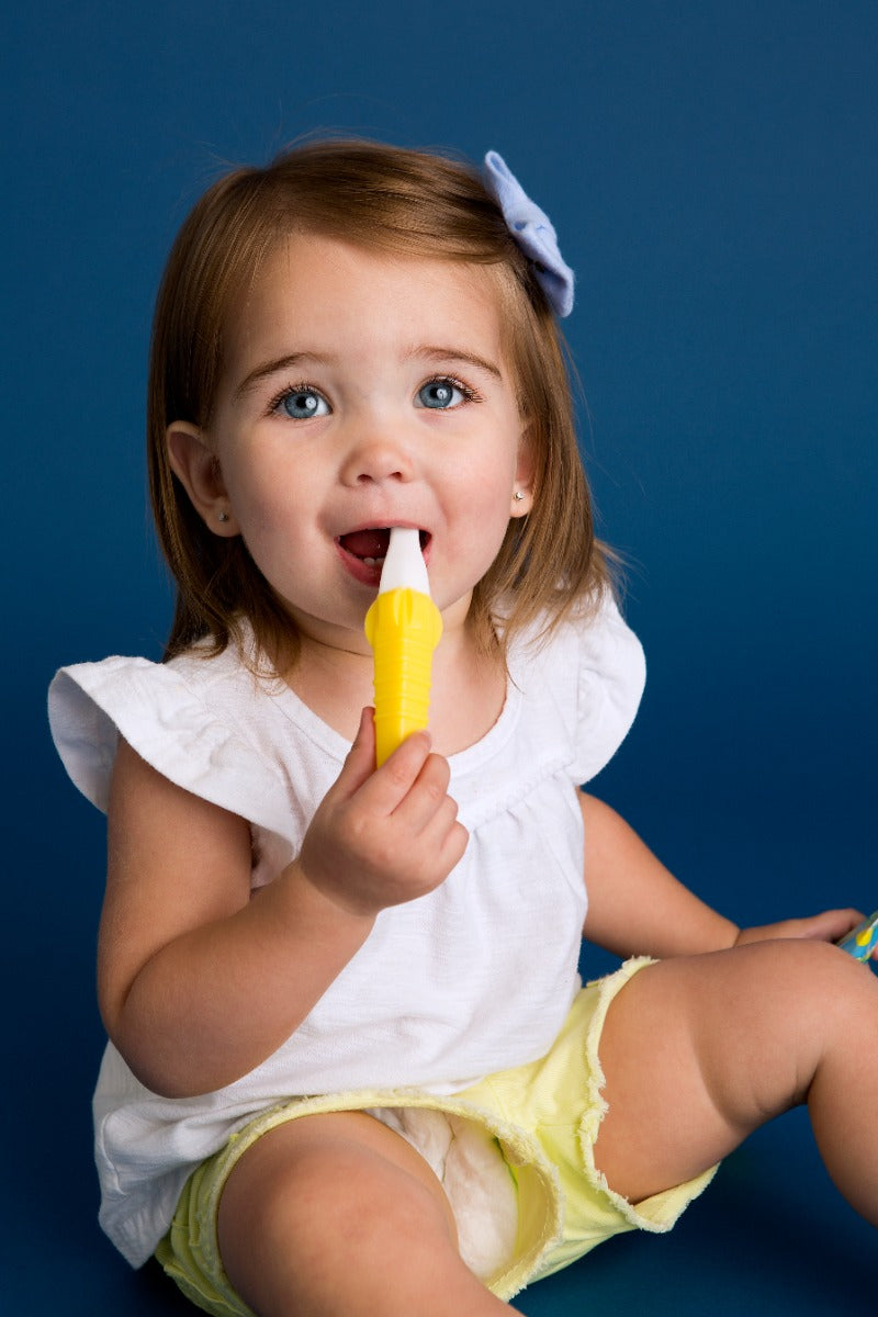 Baby Banana Toddler Toothbrush Yellow