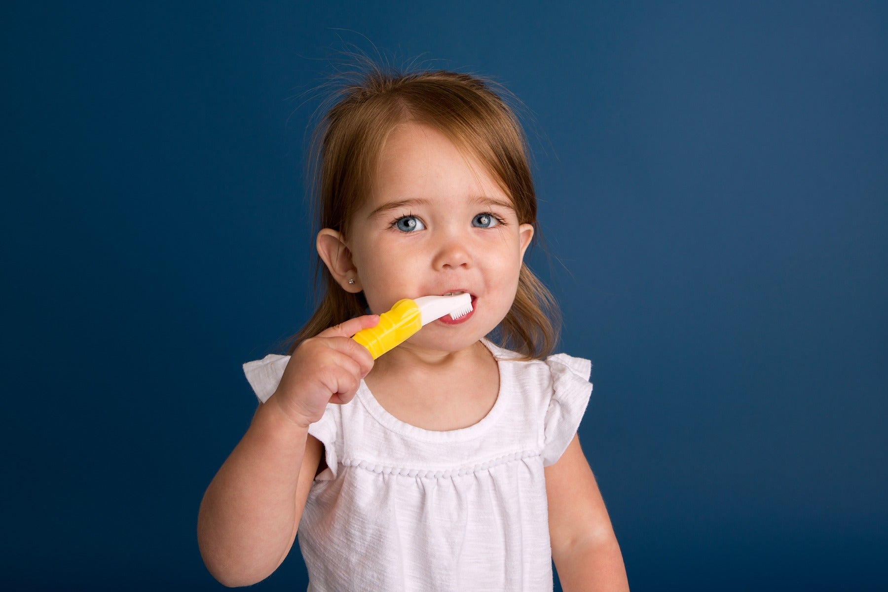 Baby Banana Toddler Toothbrush Yellow