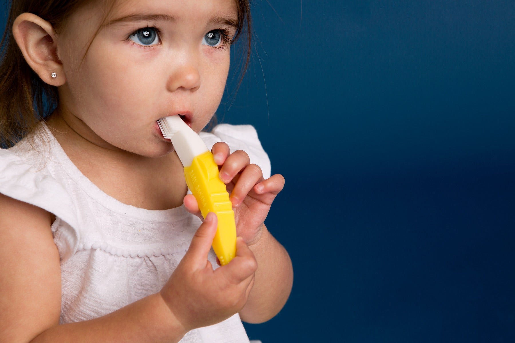 Baby Banana Toddler Toothbrush Yellow