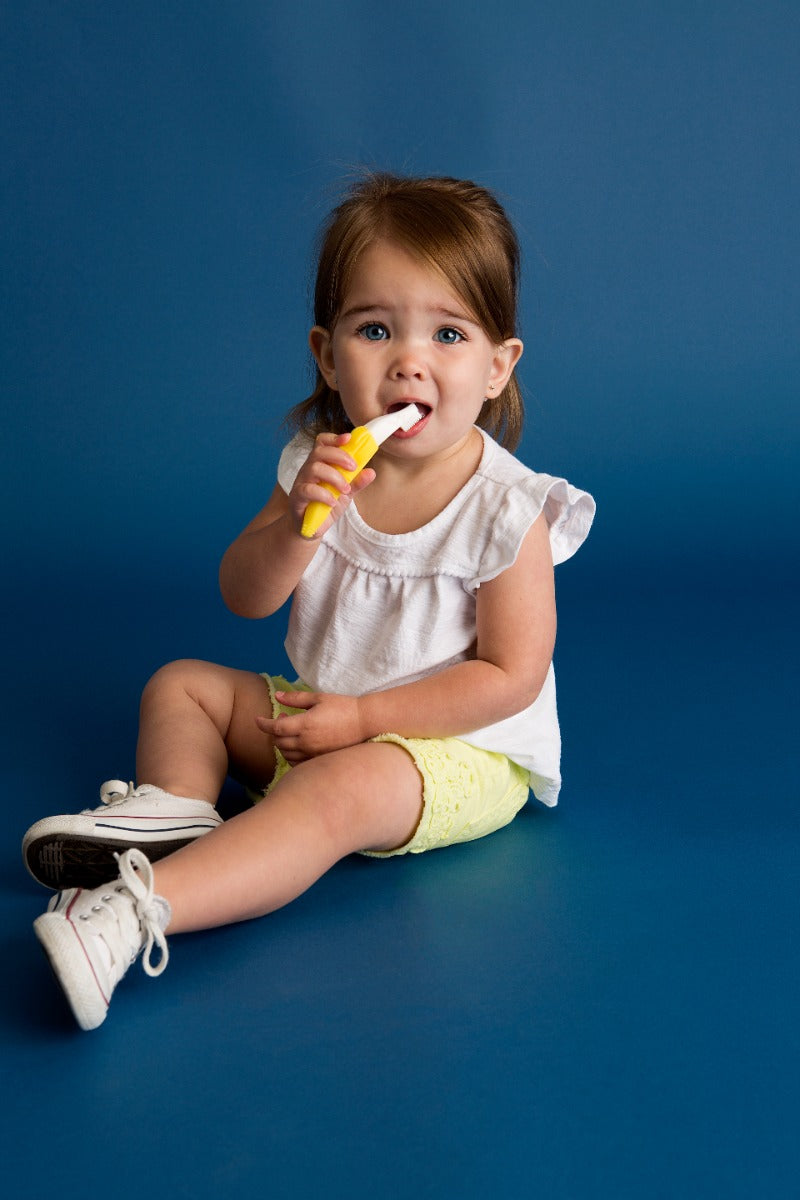 Baby Banana Toddler Toothbrush Yellow