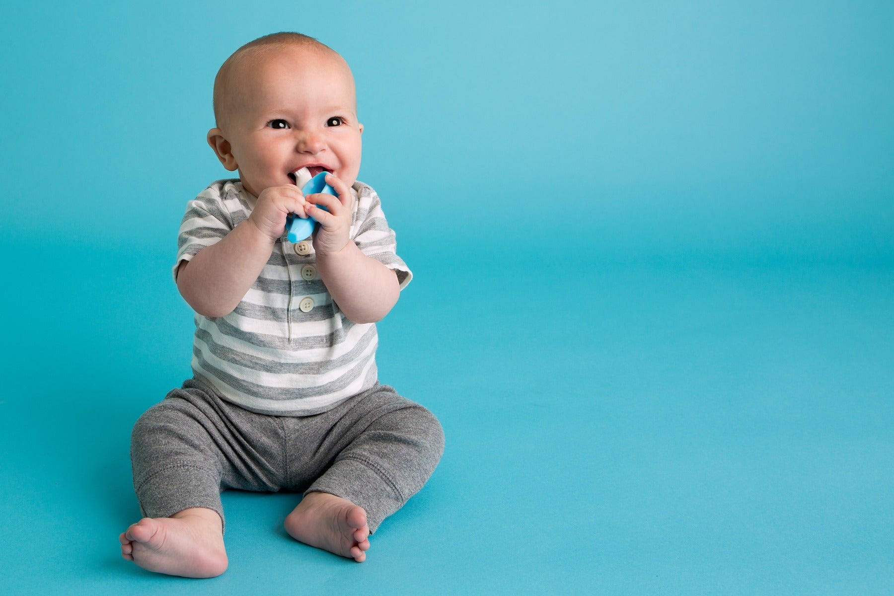 Baby Banana Infant Toothbrush Blue