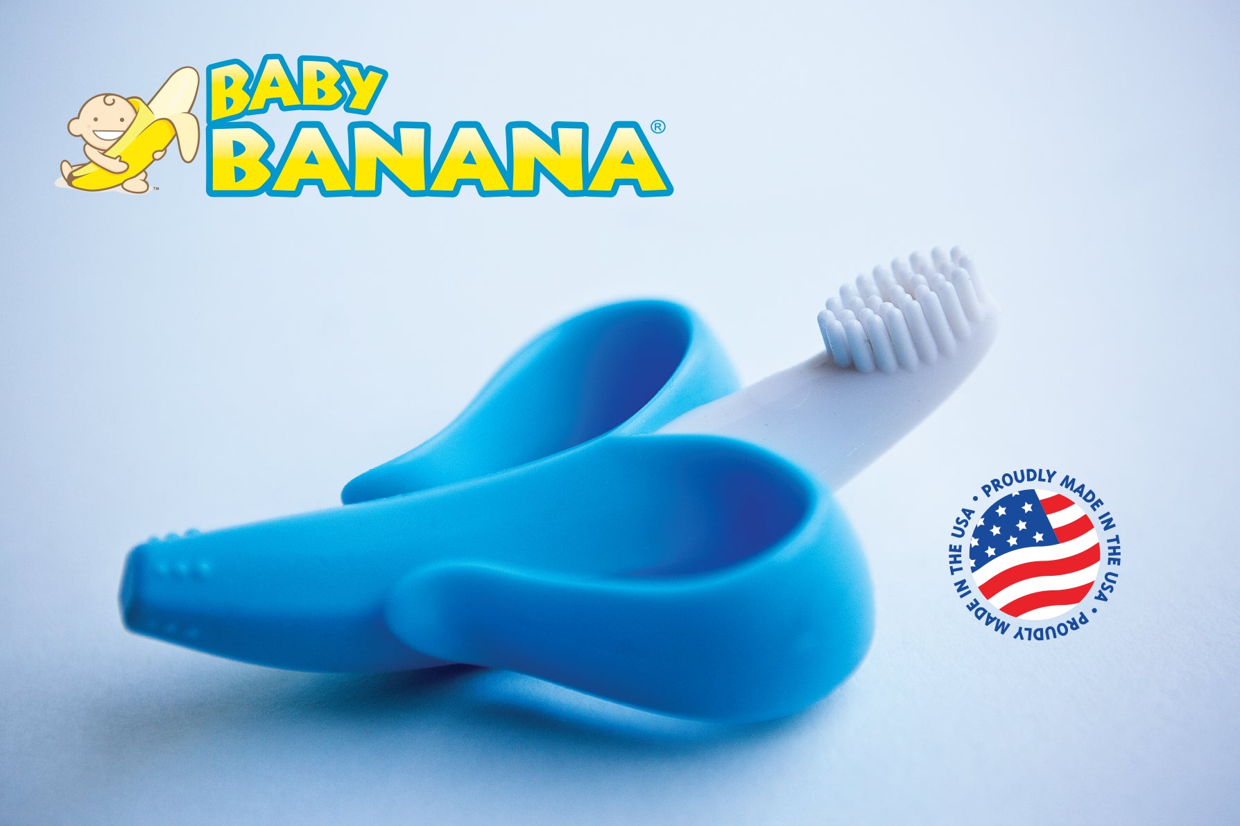 Baby Banana Infant Toothbrush Blue