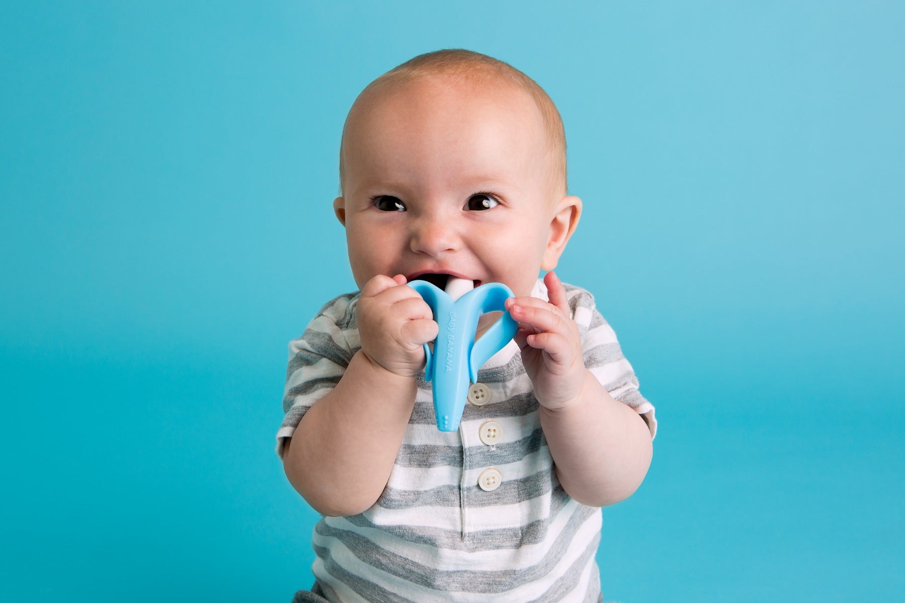 Baby Banana Infant Toothbrush Blue