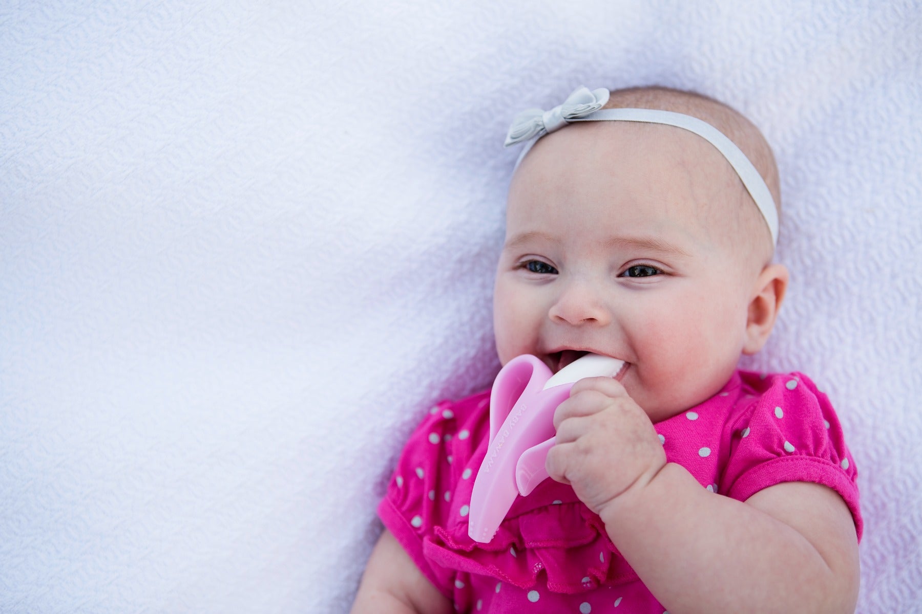 Baby Banana Infant Toothbrush Pink