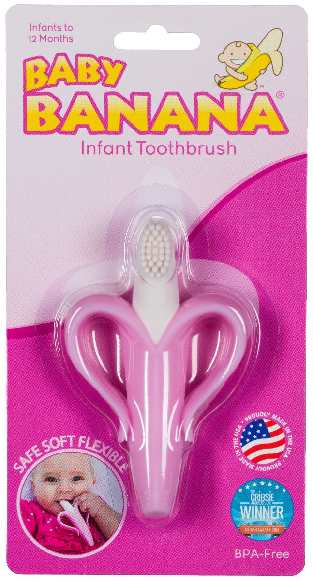 Baby Banana Infant Toothbrush Pink