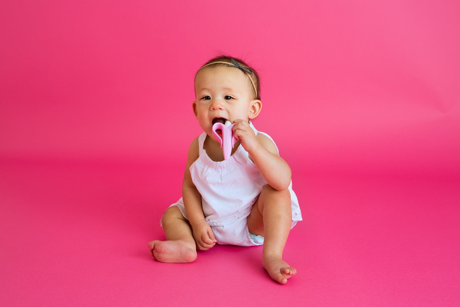 Baby Banana Infant Toothbrush Pink