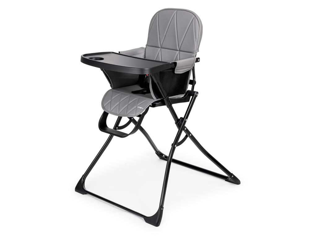BABY FURN - DARK  GREY LIGHT FOLDING HIGH CHAIR