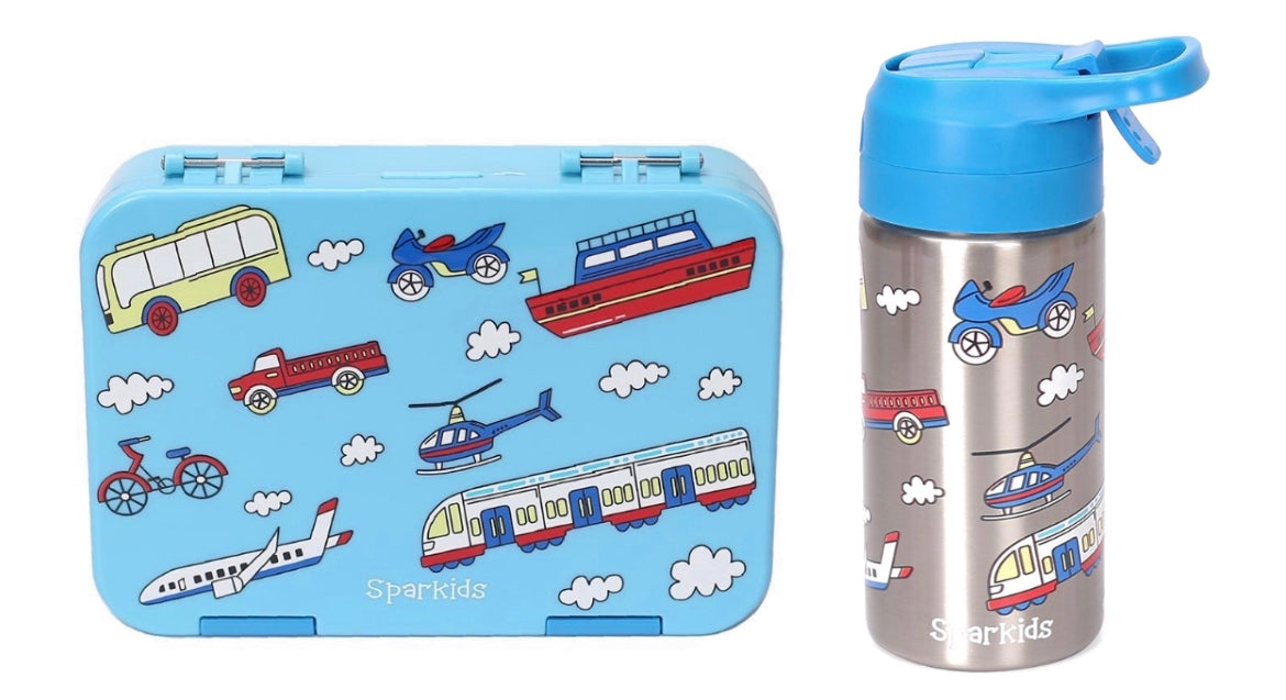 SPARKIDS - LUNCH BOX 4COMPARTMENT- AIRPLANE