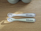 Beaba Silicone Spoon 1st Age SetOf 2+Box Sage Green