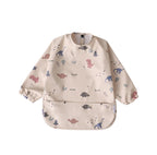 Beige Dino V2 Smock Bib (1-3 years)
