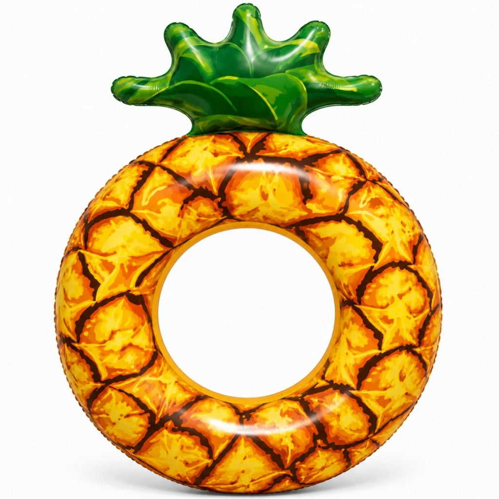 Bestway 1.16M Pineapple Swim Ring For Summer Pool Fun