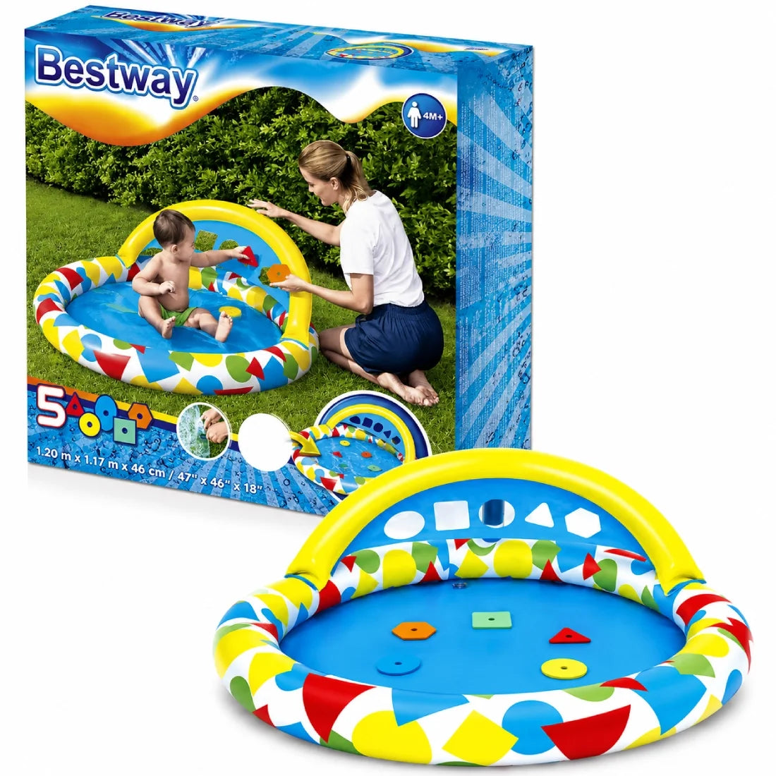 Bestway 1.20M Lil Splash Learn Baby Pool Fun