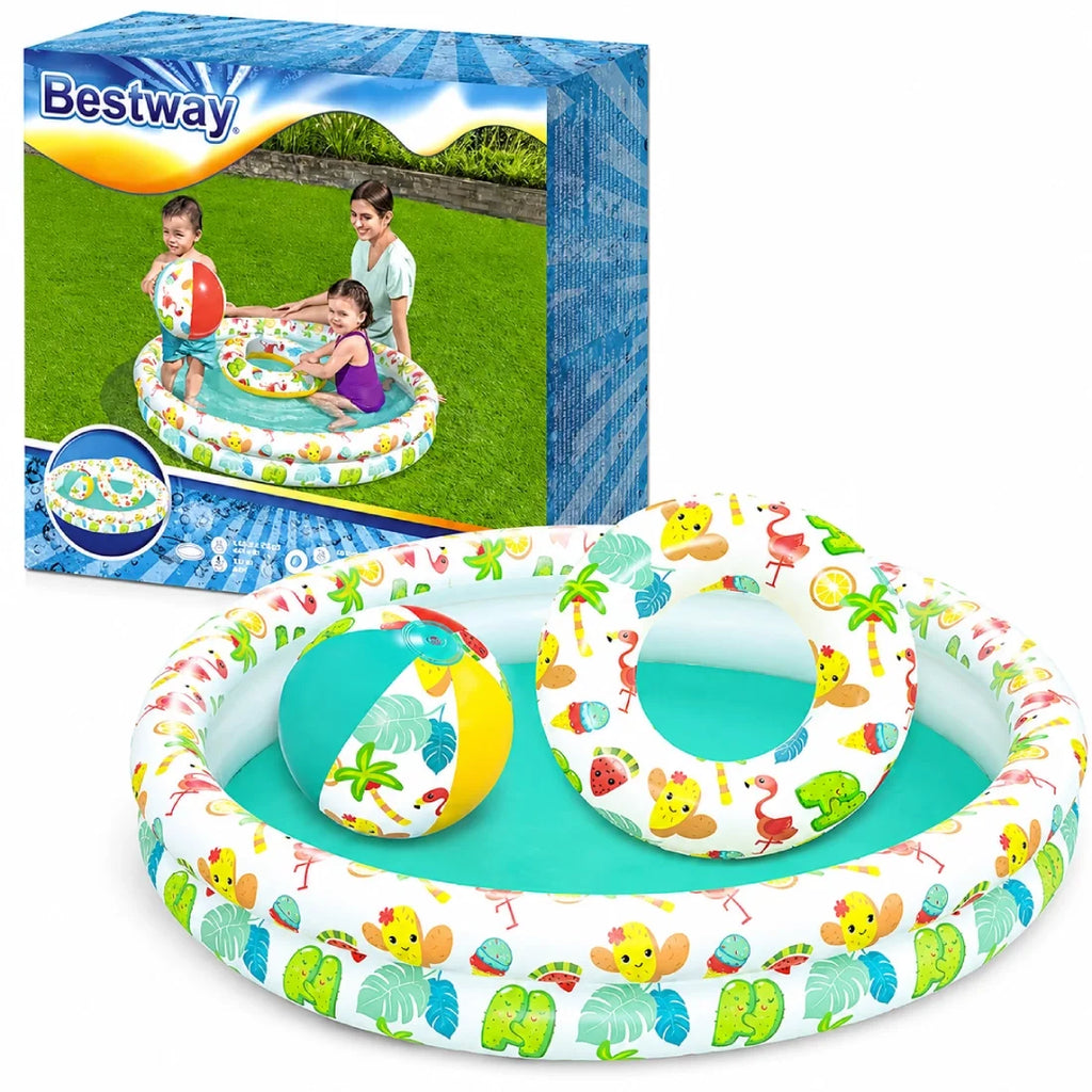 Bestway 1.22M x 20CM Kids Play Pool Set