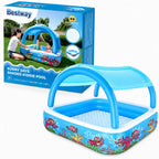 Bestway 1.40M Canopy Play Rectangular Kids Pool