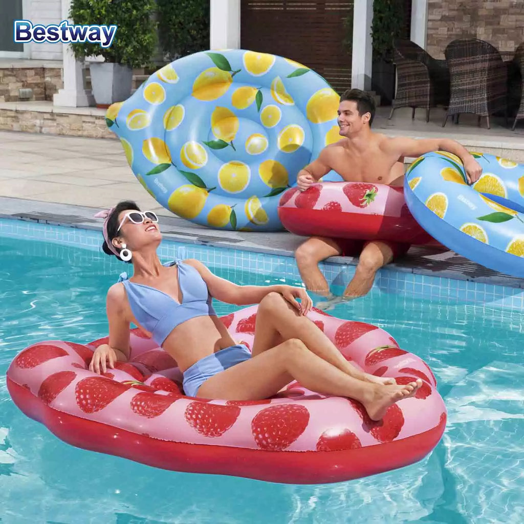 Bestway 1.65m 1.51m Scentsational Raspberry Pool Float