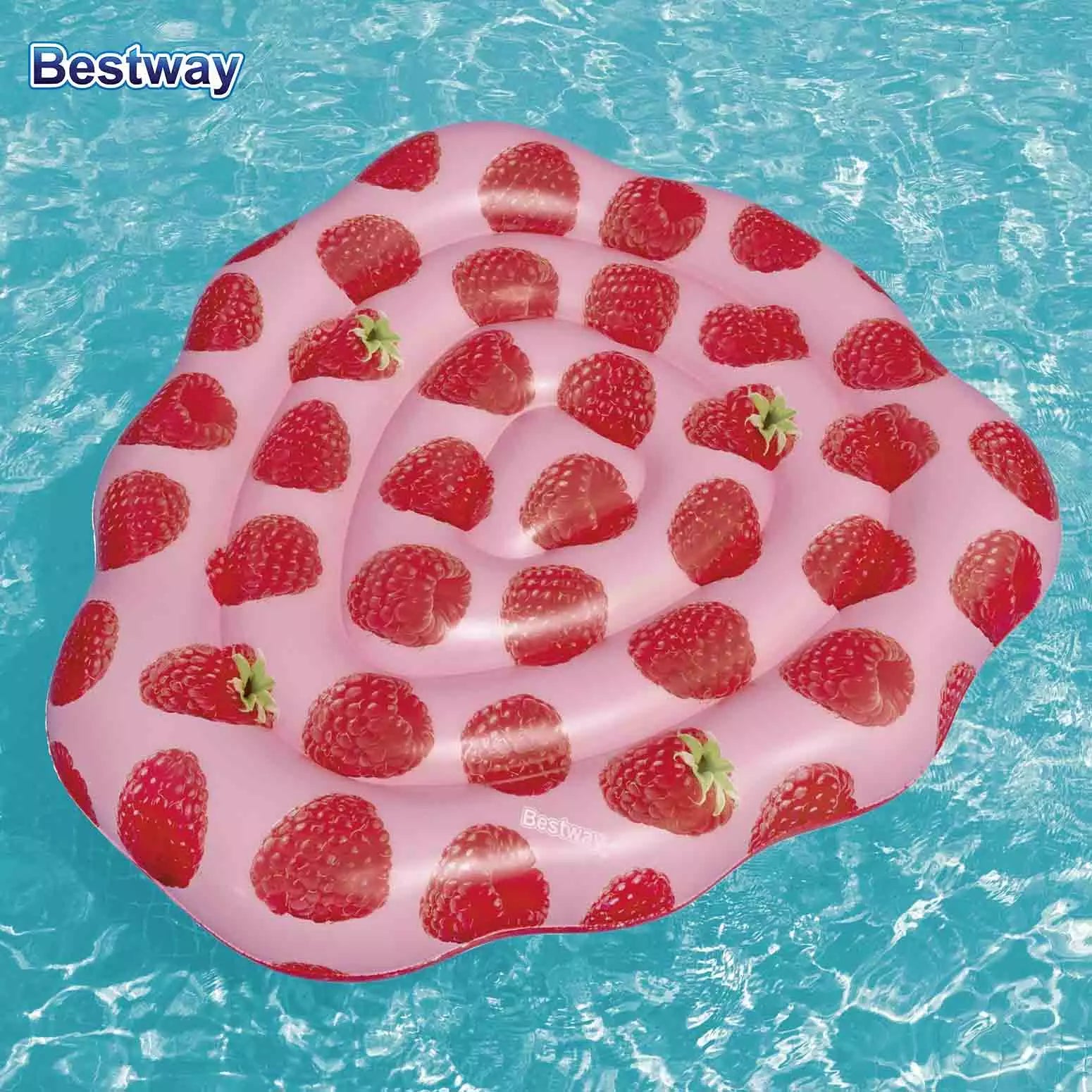Bestway 1.65m 1.51m Scentsational Raspberry Pool Float