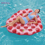 Bestway 1.65m 1.51m Scentsational Raspberry Pool Float