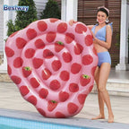 Bestway 1.65m 1.51m Scentsational Raspberry Pool Float