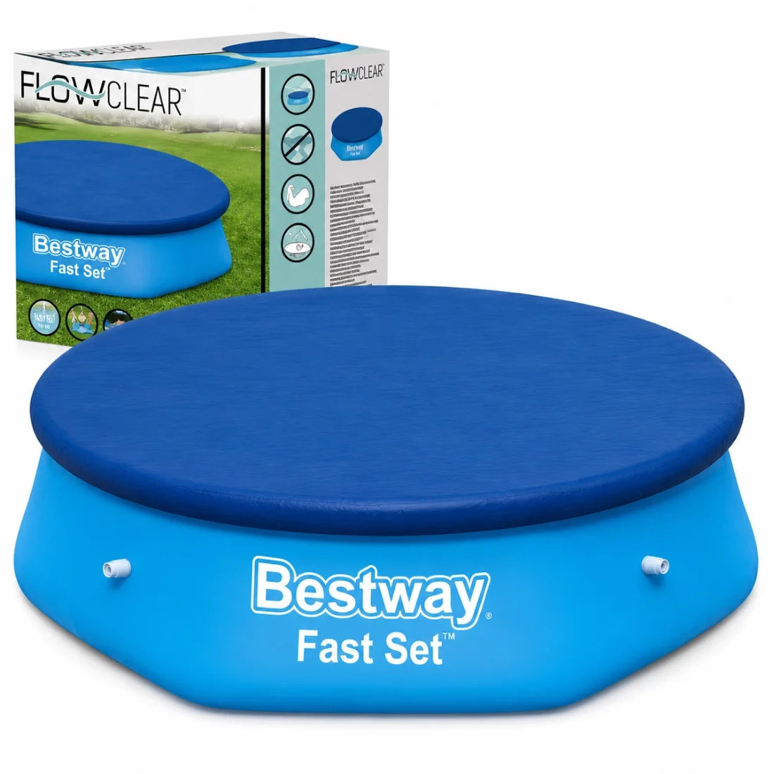 Bestway 2.44M Round Pool Cover for Pool Protection