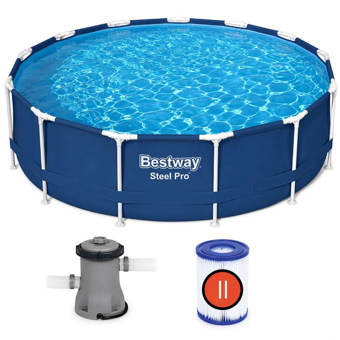 Bestway 3.66M x 76CM Round Inflatable Family Pool