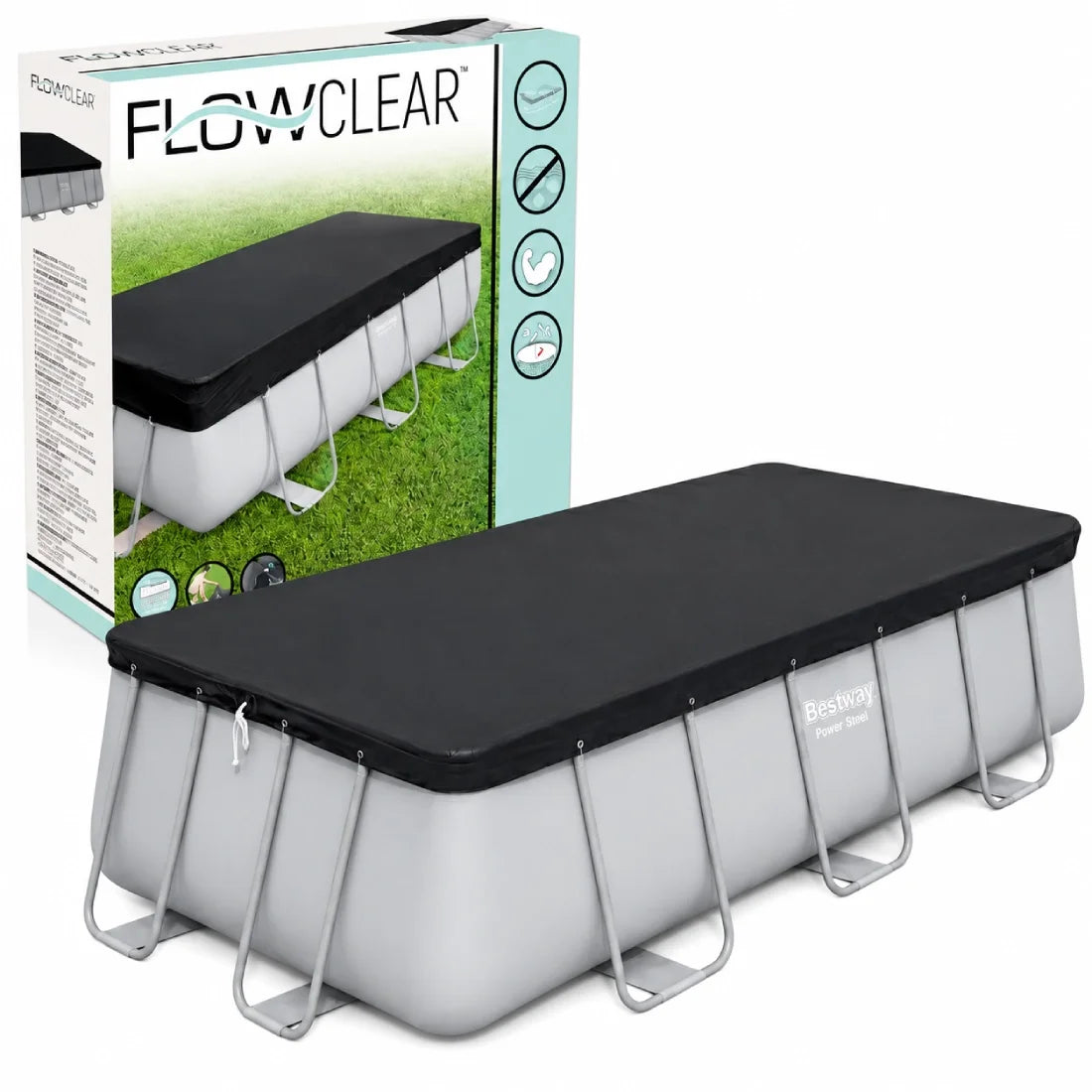 Bestway 4.12M x 2.01M PVC Pool Cover Protection