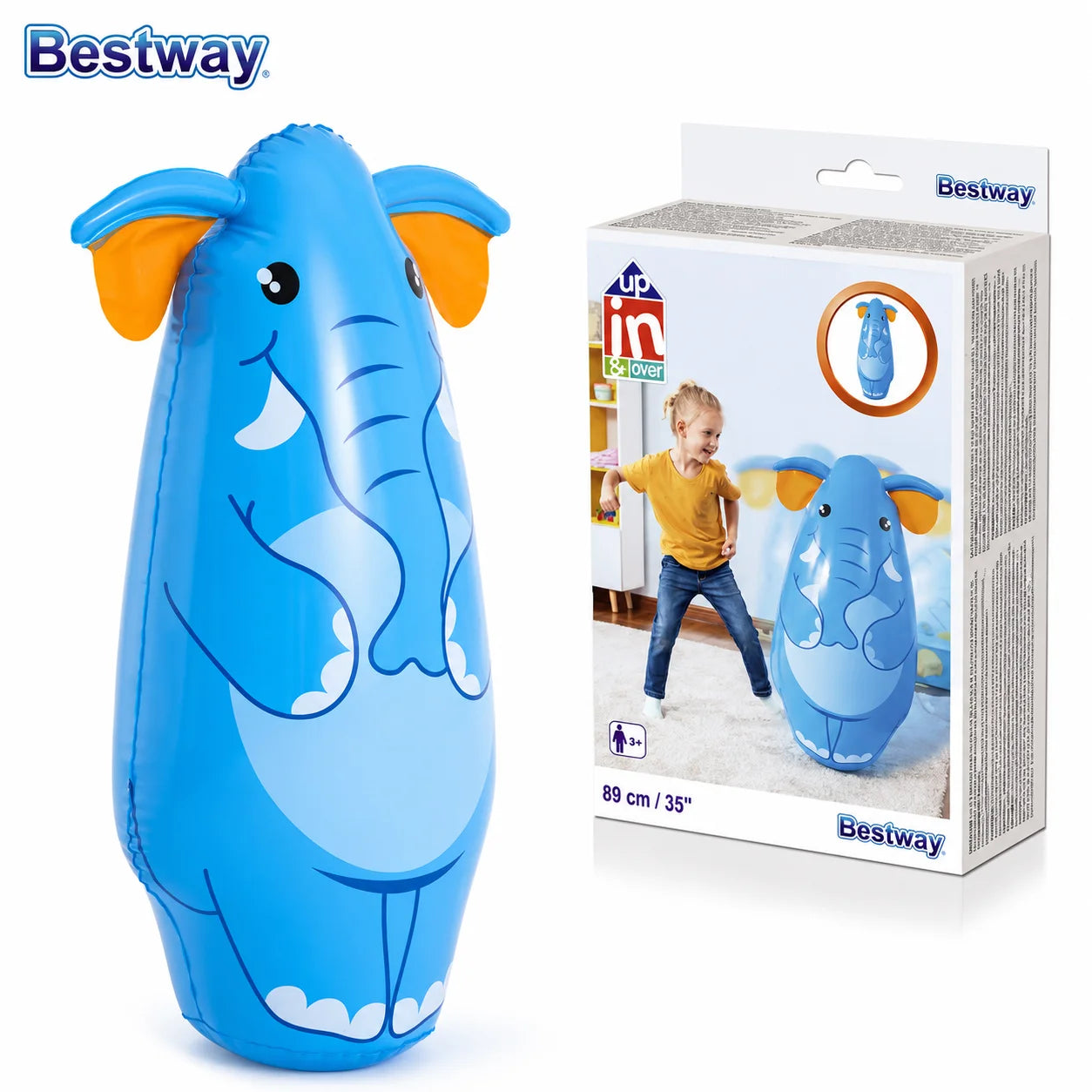 Bestway Animal Bop Bag 89CM Assorted