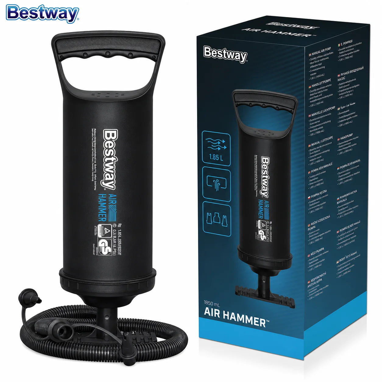 Bestway Air Hammer Hand Pump 1850ML