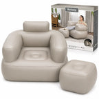 Bestway Comfi Cube Lounger 1079980cm Inflatable Chair With Footrest
