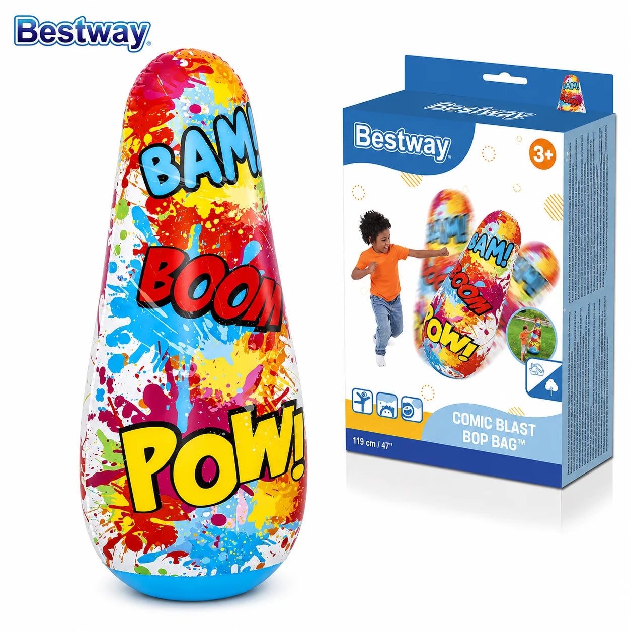 Bestway Comic Blast Bop Bag 1.19M