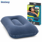 Bestway Flocked Air Camp Pillow 422610cm Inflatable Travel Pillow