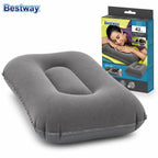Bestway Flocked Air Camp Pillow 422610cm Inflatable Travel Pillow
